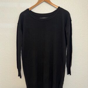 Black Long Sleeve Sweater Dress